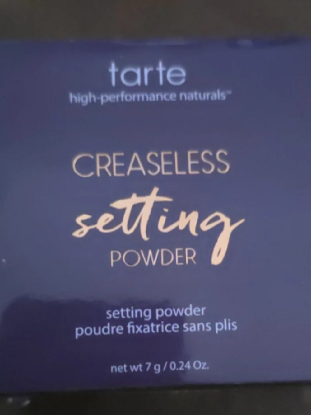Tarte - creaseless setting & brightening powder